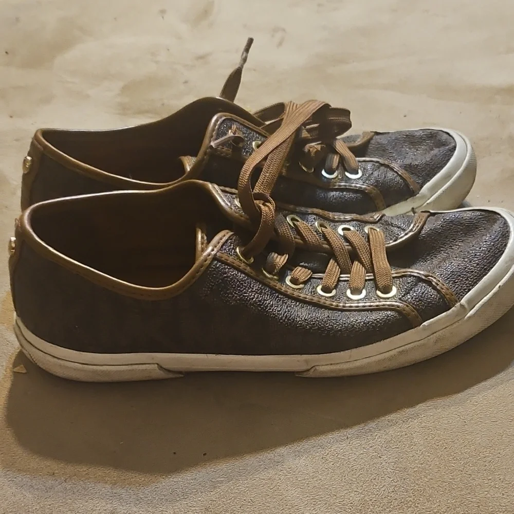 Brown Casual MICHEAL KORS Women's Sneakers - Picture 5 of 6